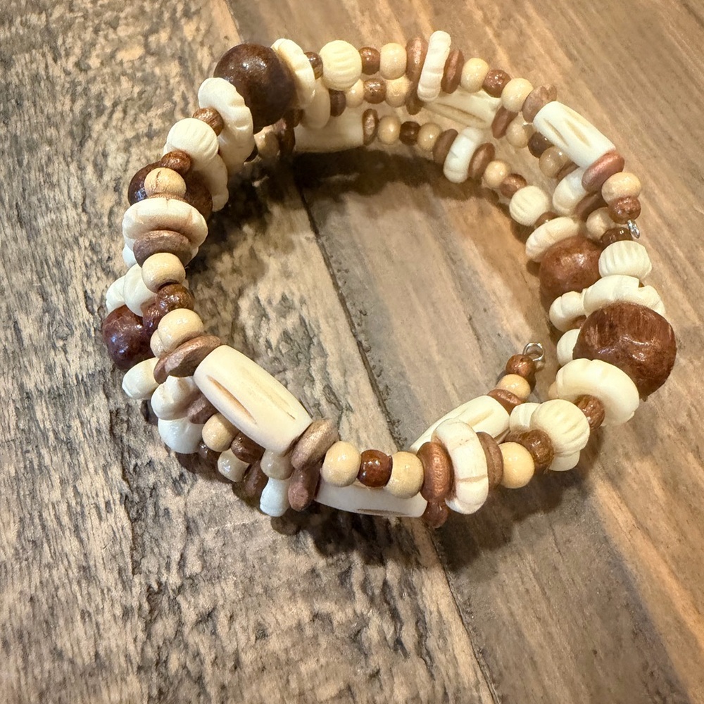 Natural Beaded Bracelet